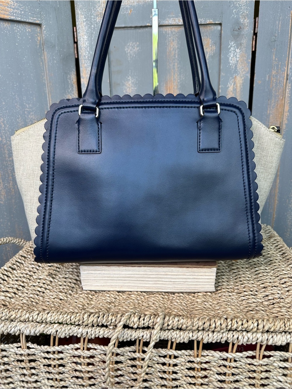 Kate Spade Lilac Road Marguerite Satchel Shoulder Bag Midnight - Picture 6 of 16